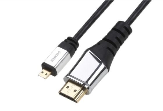China QS3003，QSMART Latest standard A TO D Gold plated High Speed with Ethernet Audio Return 3D 4K 1.4V 2.0V HDMI Cable supplier