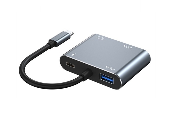 China 31007, USB Type C to HDMI VGA USB3.0  PD Charging Adapter supplier
