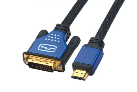 China QS6006，HDMI to DVI-D Digital Video Cable supplier