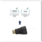 QS AD005， Mini HDMI male to HDMI female Adapter, HDMI A to C adapter supplier