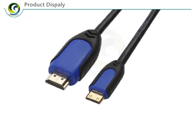 QS3007，QSMART Latest standard A TO C Gold plated High Speed with Ethernet Audio Return 3D 4K 1.4V 2.0V HDMI Cable