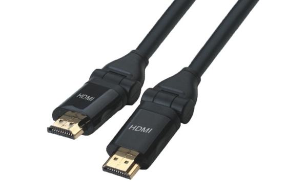 China QS1025，QSMART  360 degree swivel Gold plated High Speed with Ethernet Audio Return 3D 4K 1.4V 2.0V HDMI Cable supplier