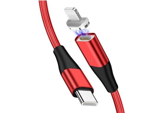 China QS MG7018, Magnetic USB C TO 8Pin Cable supplier