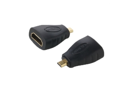 China QS AD006，Micro HDMI male to HDMI female Adapter, HDMI A to D adapter supplier