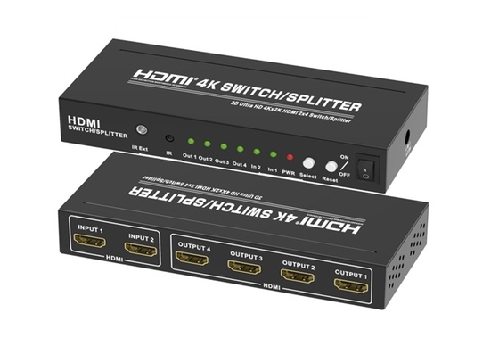 China SP-124A, HDMI1.4V 2x4 Switch Splitter supplier