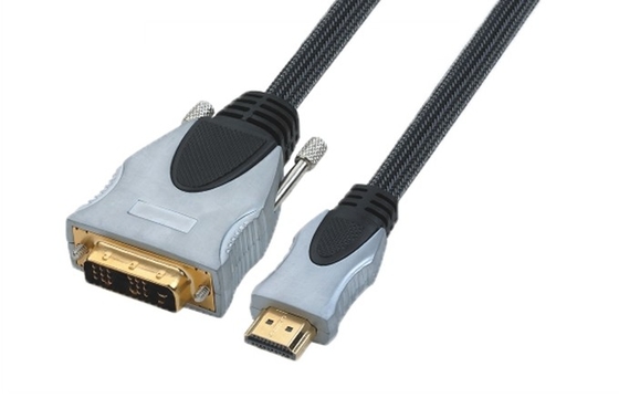 China QS6005，HDMI to DVI-D Digital Video Cable supplier