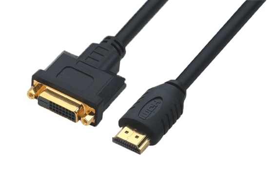 China QS6003，HDMI to DVI-D Digital Video Cable supplier
