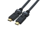 QS1023，QSMART Latest standard 180 degree Gold plated High Speed with Ethernet Audio Return 3D 4K 1.4V 2.0V HDMI Cable supplier
